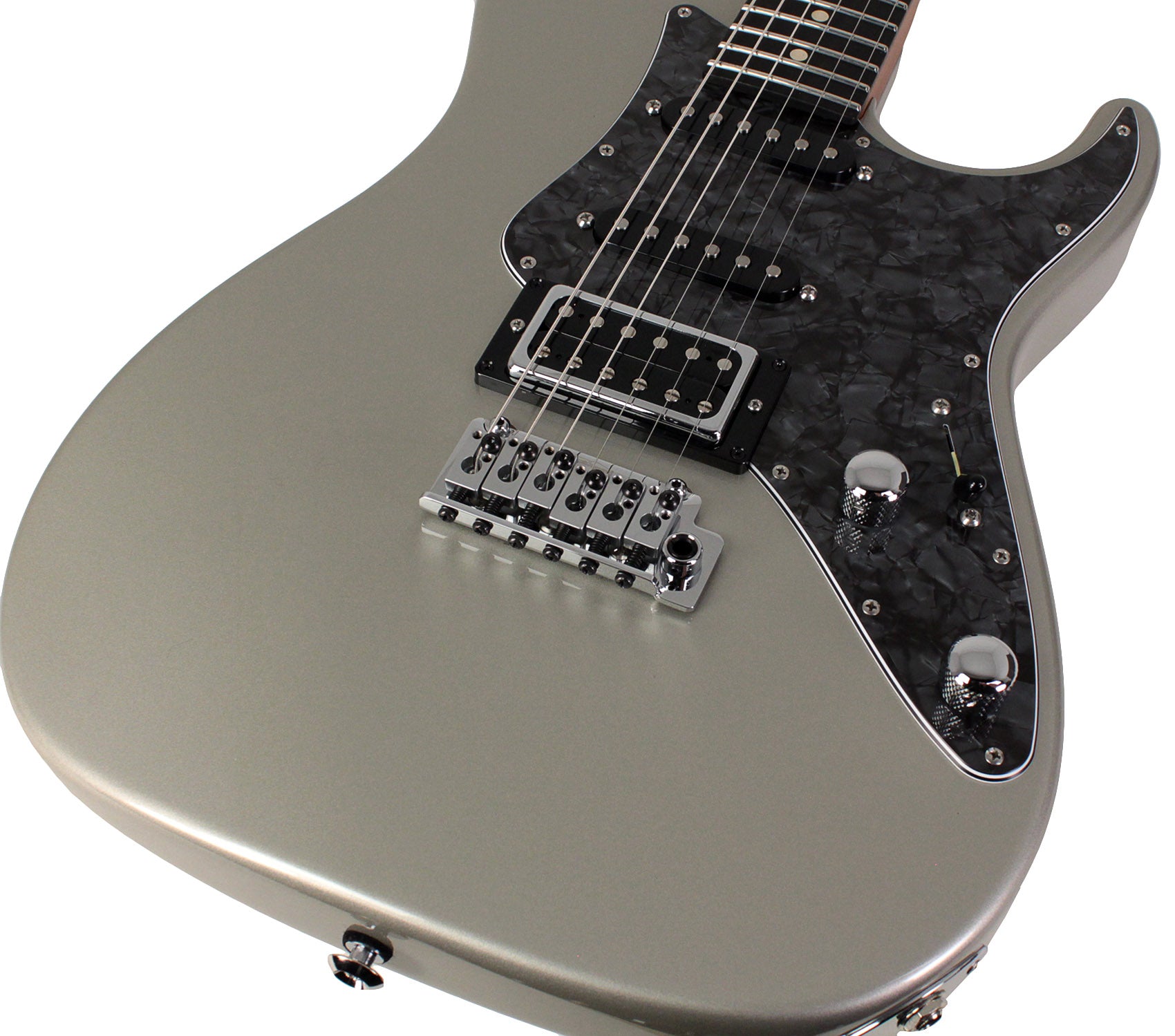 Suhr Pete Thorn Signature Standard HSS Guitar, Inca Silver