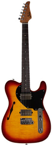 Suhr Select Alt T Guitar, Aged Cherry Burst, Black PG