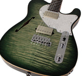 Suhr Select Alt T Guitar, Faded Trans Green Burst