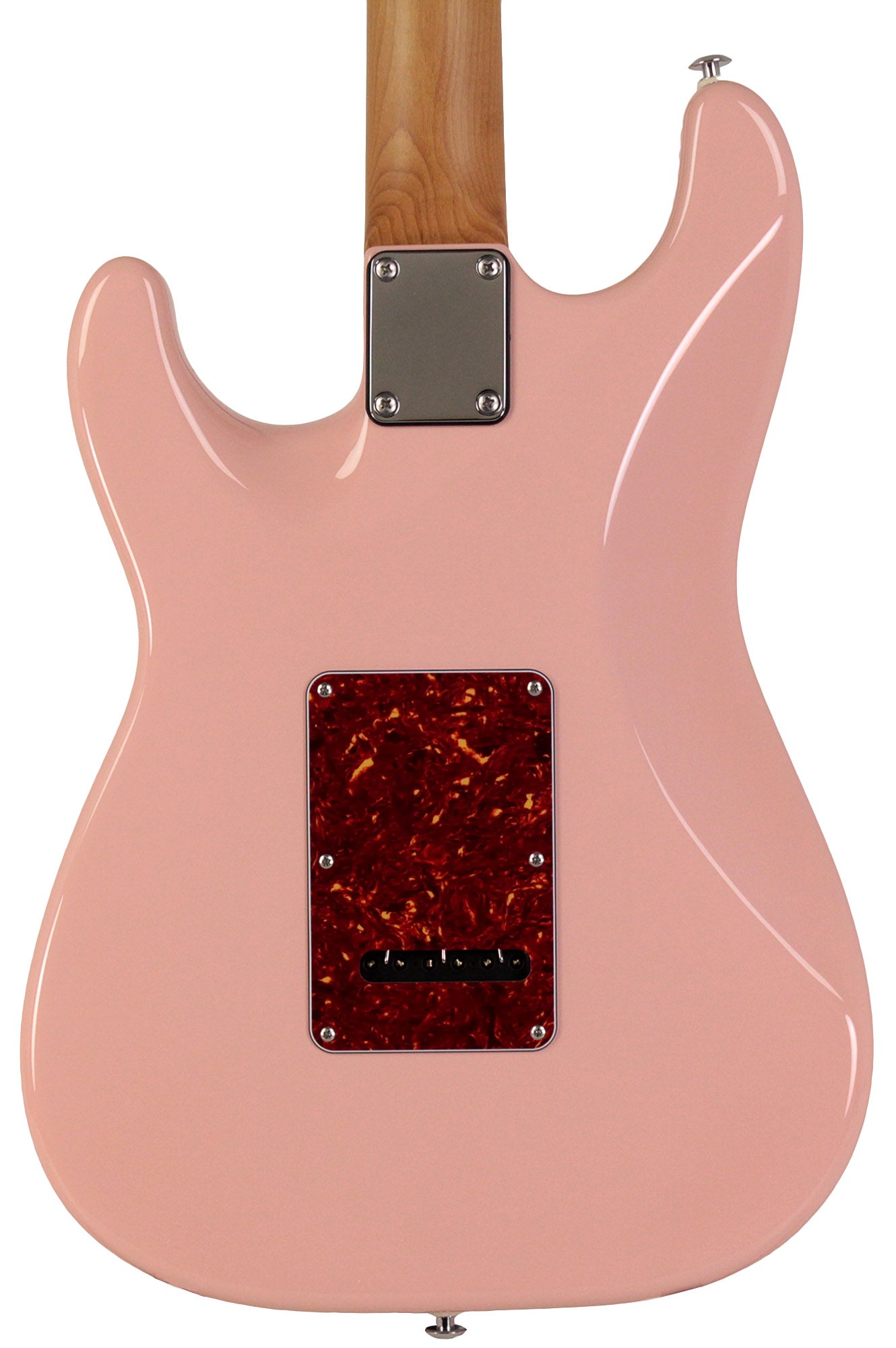 Suhr Select Classic S HSS Guitar, Roasted Neck, Shell Pink