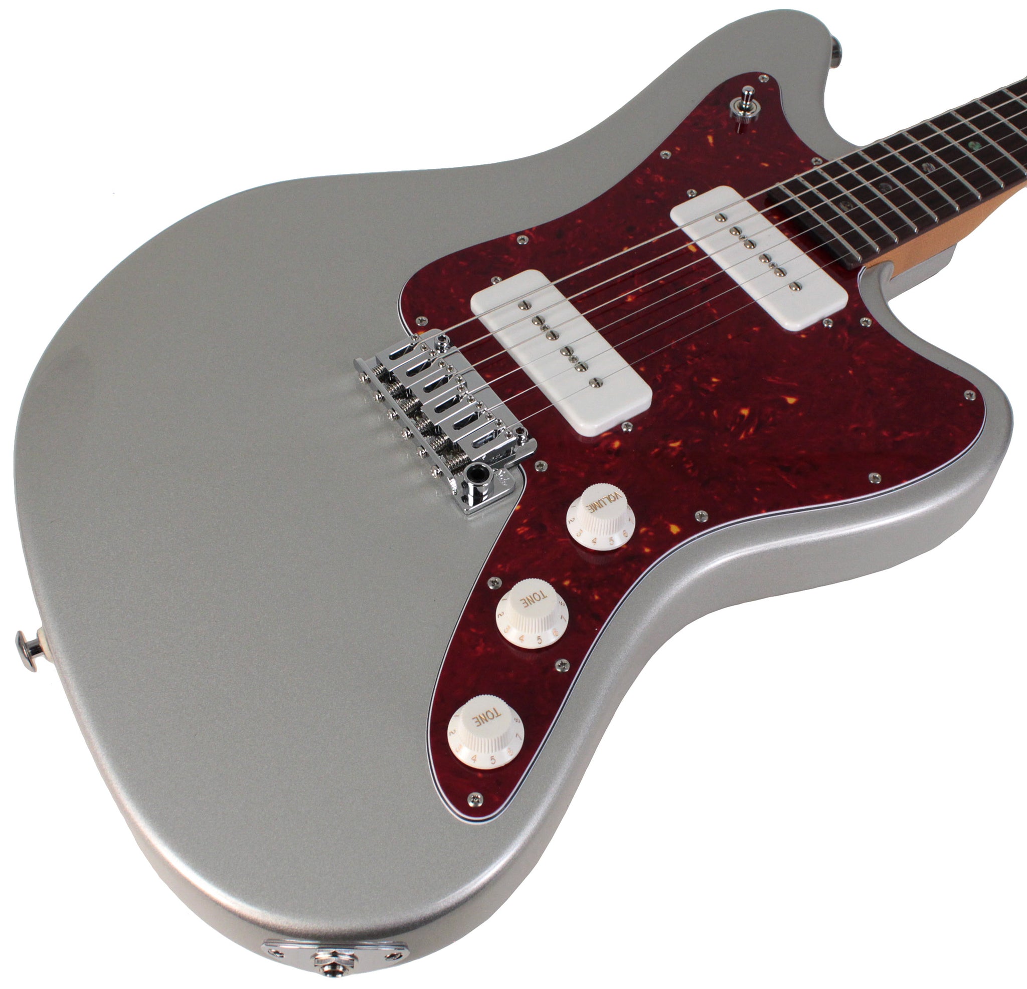 Suhr Select Classic JM Guitar, Roasted Neck, Firemist Silver