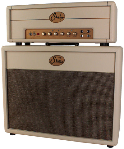 Suhr SL67 MkII Hand Wired 50 Watt Head, 2x12 Cab, Limited Vintage Creme
