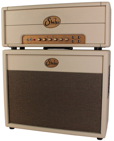 Suhr SL68 MkII Hand Wired 100 Watt Head, 2x12 Deep Cab, Limited Vintage Creme