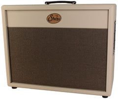 Suhr 2x12 Deep Speaker Cabinet, Limited Vintage Creme