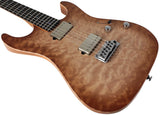 Suhr Select Standard Mahogany HH Guitar, Quilt Natural Burst