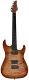 Suhr Select Standard Mahogany HH Guitar, Quilt Natural Burst