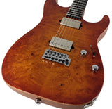 Suhr Select Standard Mahogany HH Guitar, Burl Suhr Burst