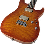 Suhr Select Standard Mahogany HH Guitar, Quilt Suhr Burst