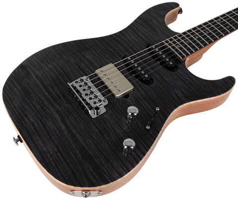Suhr Select Standard Mahogany Guitar, Trans Charcoal Burst