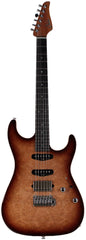 Suhr Select Standard Mahogany Guitar, Burl Natural Burst