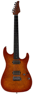 Suhr Select Standard Mahogany HH Guitar, Burl Suhr Burst