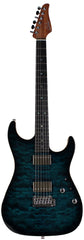 Suhr Select Standard Mahogany HH Guitar, Quilt Trans Teal Burst