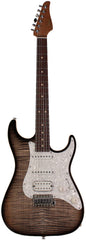 Suhr Standard Plus Guitar, Trans Charcoal Burst, Pau Ferro