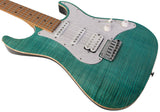 Suhr Standard Plus Guitar, Bahama Blue, Roasted Maple