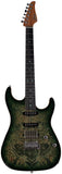 Suhr Select Standard Mahogany Guitar, Burl Faded Trans Green Burst