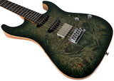 Suhr Select Standard Mahogany Guitar, Burl Faded Trans Green Burst