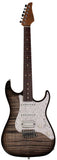 Suhr Standard Plus Guitar, Trans Charcoal Burst, Pau Ferro