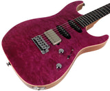 Suhr Select Standard Mahogany Guitar, Quilted Magenta Pink Stain