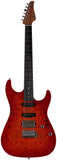 Suhr Select Standard Mahogany Guitar, Burl Fireburst