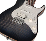 Suhr Standard Plus Guitar, Trans Whale Blue Burst, Pau Ferro
