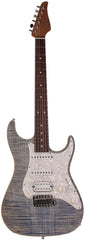 Suhr Standard Plus Guitar, Trans Blue Denim Slate, Pau Ferro