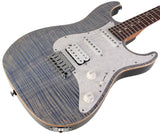 Suhr Standard Plus Guitar, Trans Blue Denim Slate, Pau Ferro