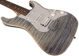 Suhr Standard Plus Guitar, Trans Blue Denim Slate, Pau Ferro
