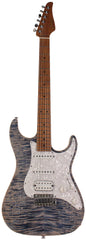 Suhr Standard Plus Guitar, Trans Blue Denim Slate, Roasted Maple