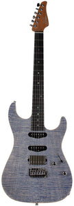 Suhr Select Standard Mahogany Guitar, Trans Blue Denim Slate