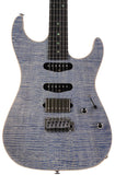 Suhr Select Standard Mahogany Guitar, Trans Blue Denim Slate