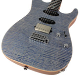 Suhr Select Standard Mahogany Guitar, Trans Blue Denim Slate