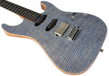 Suhr Select Standard Mahogany Guitar, Trans Blue Denim Slate