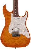 Suhr Standard Plus Guitar, Trans Honey Amber Burst, Pau Ferro