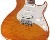 Suhr Standard Plus Guitar, Trans Honey Amber Burst, Pau Ferro