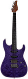Suhr Select Standard Mahogany Guitar, Quilted Trans Purple