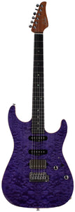 Suhr Select Standard Mahogany Guitar, Quilted Trans Purple