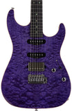 Suhr Select Standard Mahogany Guitar, Quilted Trans Purple