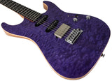 Suhr Select Standard Mahogany Guitar, Quilted Trans Purple