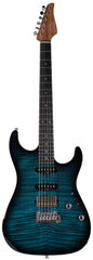 Suhr Select Standard Mahogany Guitar, Trans Teal Burst