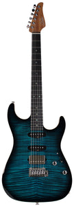 Suhr Select Standard Mahogany Guitar, Trans Teal Burst