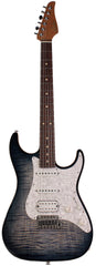 Suhr Standard Plus Guitar, Trans Whale Blue Burst, Pau Ferro