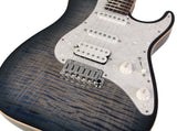Suhr Standard Plus Guitar, Trans Whale Blue Burst, Pau Ferro