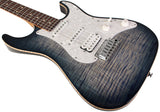 Suhr Standard Plus Guitar, Trans Whale Blue Burst, Pau Ferro