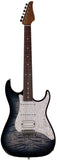 Suhr Standard Plus Guitar, Trans Whale Blue Burst, Pau Ferro