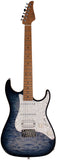 Suhr Standard Plus Guitar, Trans Whale Blue Burst, Roasted Maple