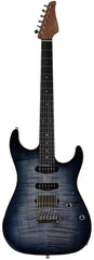 Suhr Select Standard Mahogany Guitar, Faded Trans Whale Blue Burst