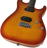 Suhr Select Standard Mahogany HH Guitar, Suhr Burst - Humbucker Music