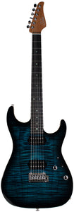 Suhr Select Standard Mahogany HH Guitar, Trans Teal Burst