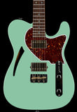 Suhr Select Alt T Cat's Eye Guitar, Surf Green, Tortoise Shell