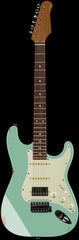 Suhr Select Classic S Antique HSS Guitar, Roasted Neck, Surf Green